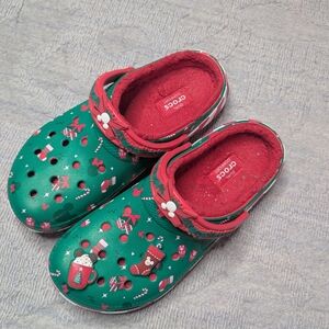 Crocs Adult Disney Mickey & Minnie Mouse Fleece-Lined Clogs W12/M10